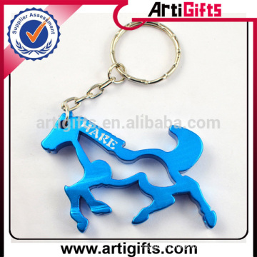 Hot selling bottle opener metal horse keychains